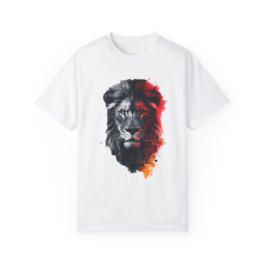 Lion -Unisex Garment-Dyed T-shirt